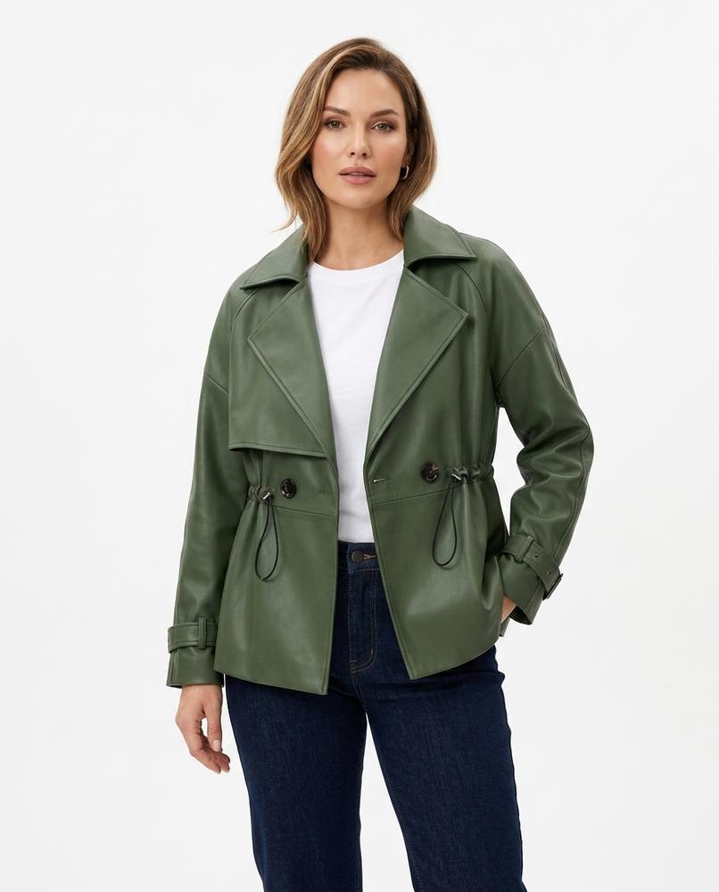 Heidi Outlet - Sezan | Taillierte Lederne Jacke Damen