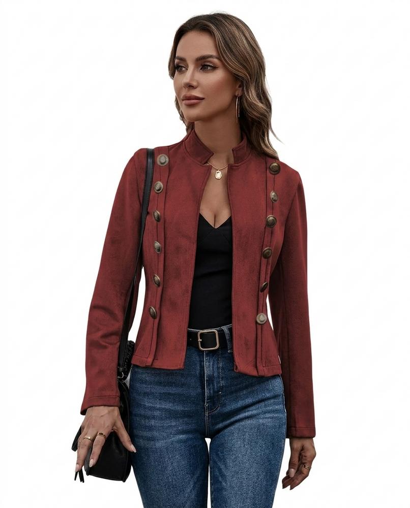 Heidi Outlet - Rikar | Taillierte Doppelreihige Jacke Damen