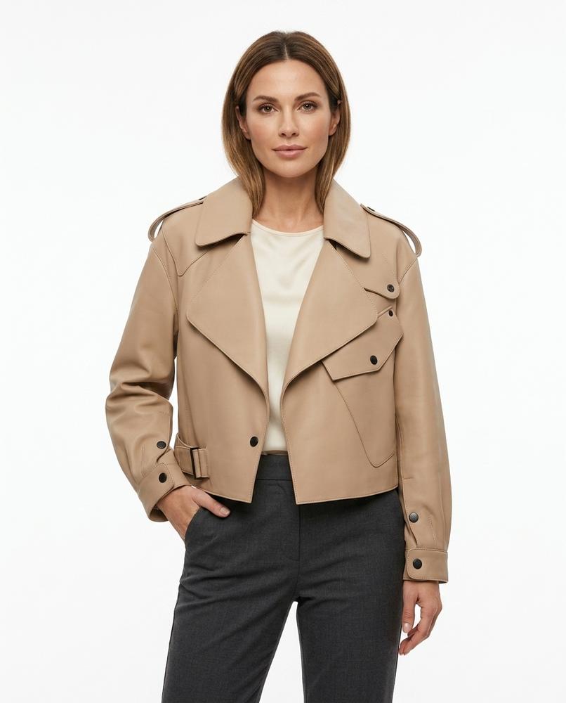 Heidi Outlet - Lelar | Geknöpfte Kurze Jacke Damen