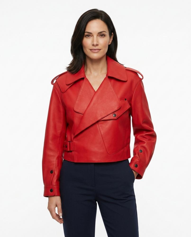 Heidi Outlet - Lelar | Geknöpfte Kurze Jacke Damen