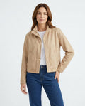 Heidi Outlet - Dalen | Veloursartige Geknöpfte Jacke Damen