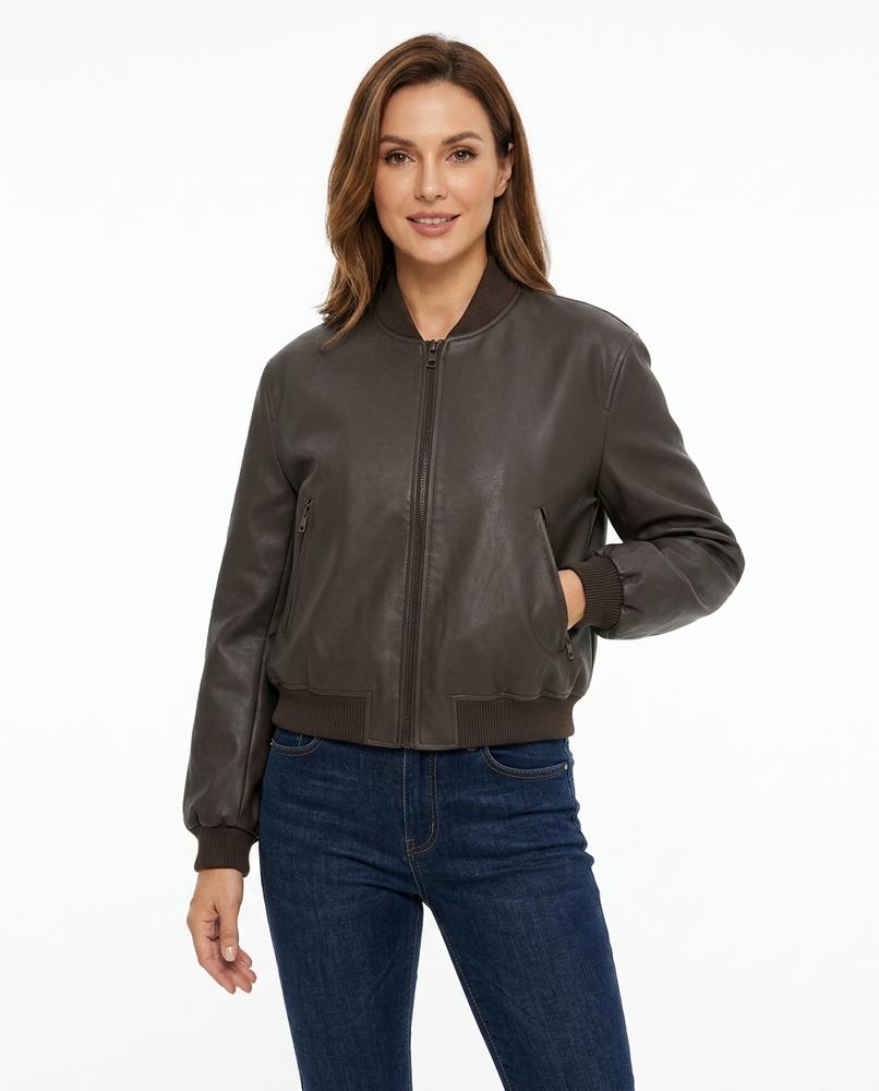 Heidi Outlet - Lavel | Glatte Kurzgeschnittene Jacke Damen