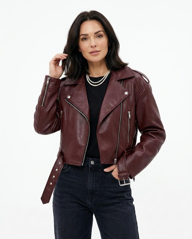Heidi Outlet - Riron | Asymmetrische Gegürtelte Jacke Damen