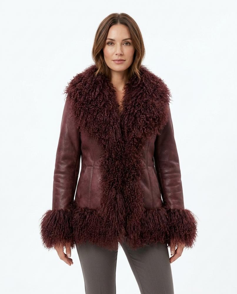 Heidi Outlet - Riven | Besetzte Wildlederartige Jacke Damen
