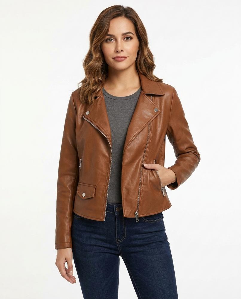 Heidi Outlet - Sesil | Taillierte Asymmetrische Jacke Damen