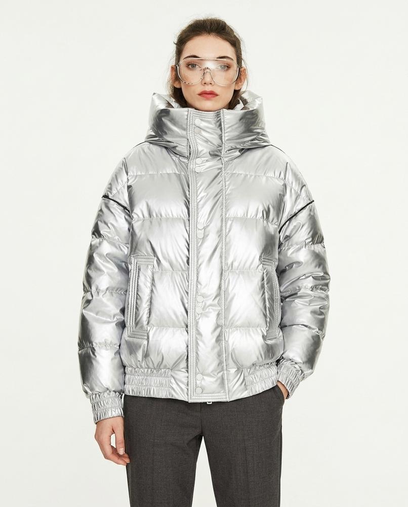 Heidi Outlet - Savan | Glänzende Gepolsterte Jacke Damen