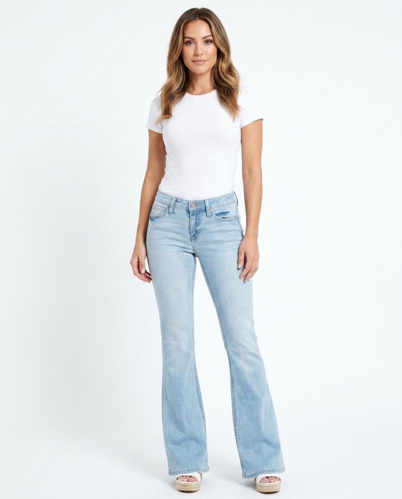Heidi Outlet - Lesan | Ausgestellte Hochgeschnittene Hose Damen