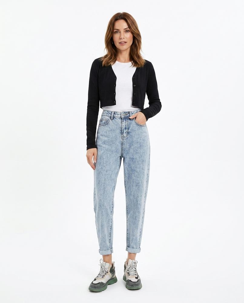 Heidi Outlet - Mivin | Hochgeschnittene Gewaschene Hose Damen