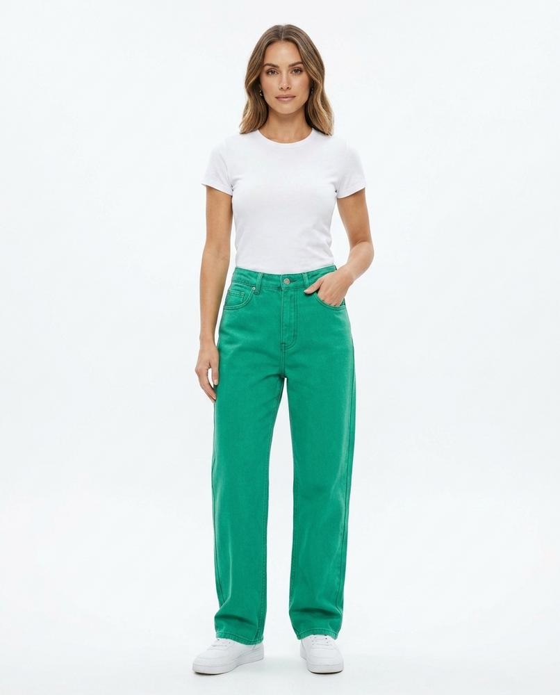 Heidi Outlet - Mavel | Hochtaillierte Weitgeschnittene Hose Damen