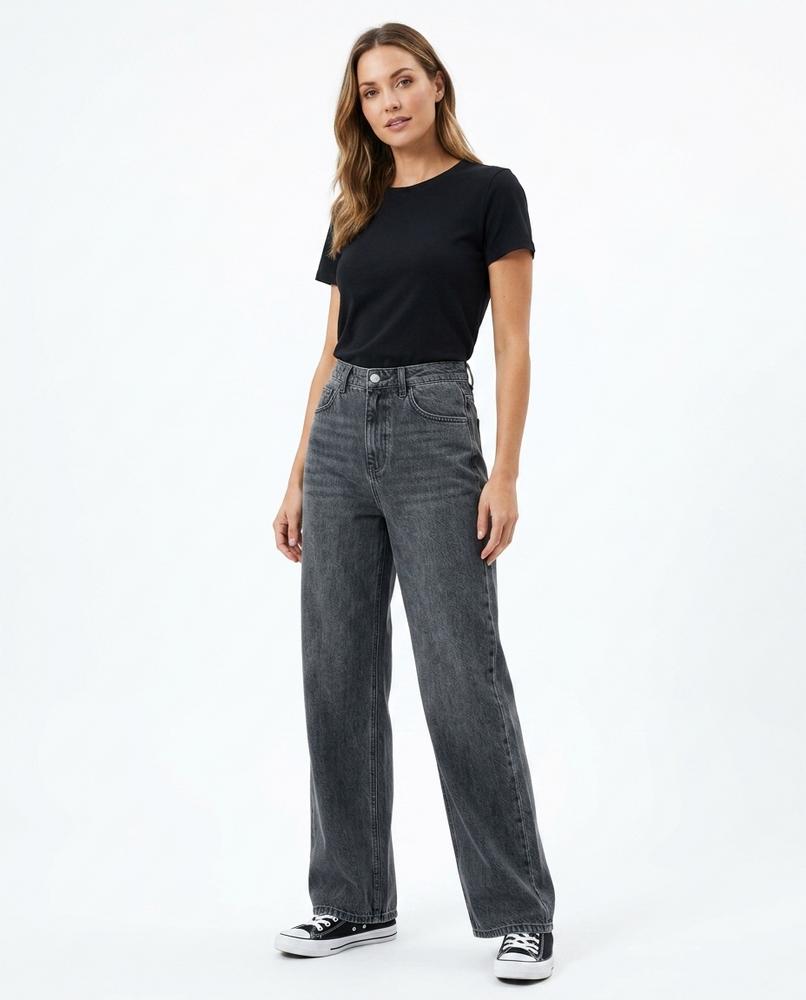Heidi Outlet - Alkar | Hochsitzende Weitgeschnittene Hose Damen