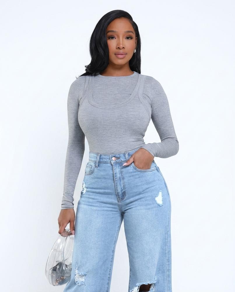 Heidi Outlet - Nimir | Zerrissene Weitgeschnittene Hose Damen