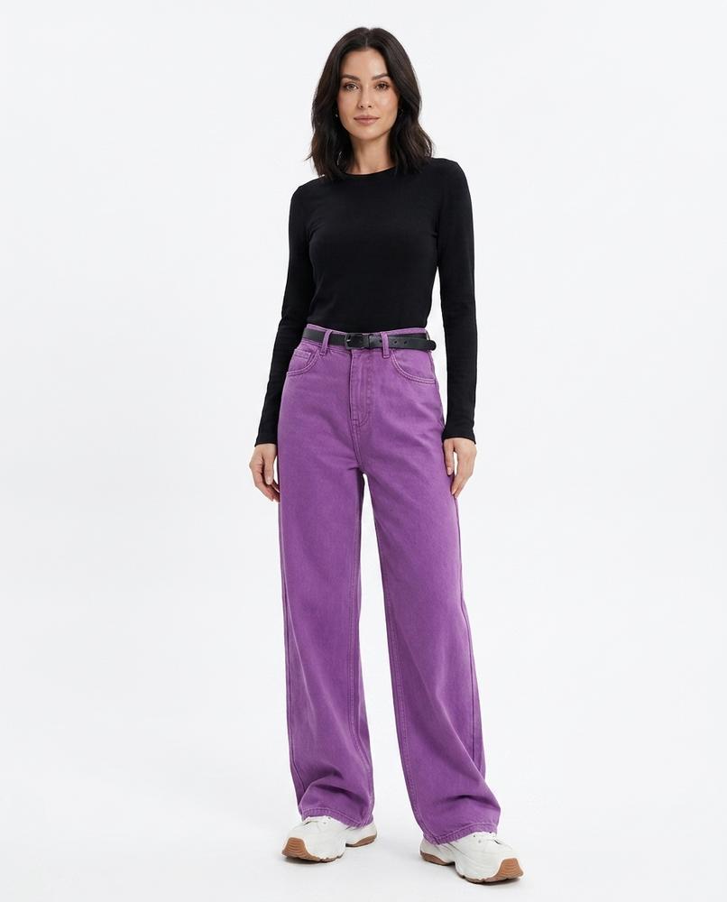 Heidi Outlet - Ranav | Hochtaillierte Weitgeschnittene Hose Damen