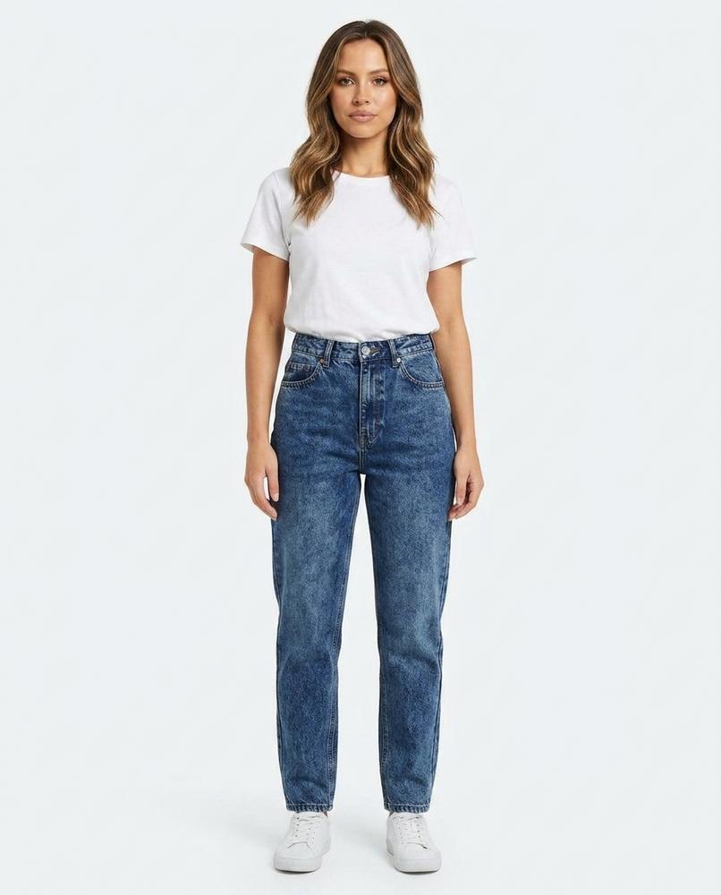 Heidi Outlet - Madan | Hochgeschnittene Gewaschene Hose Damen