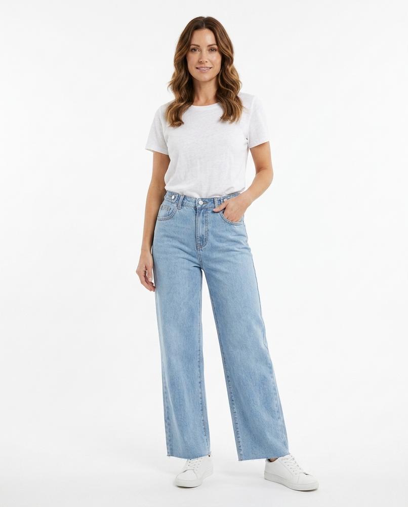 Heidi Outlet - Allor | Hochsitzende Weite Hose Damen