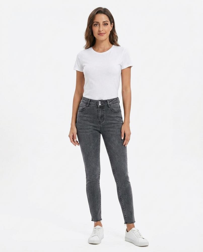 Heidi Outlet - Lyral | Hochgeschnittene Schmalgeschnittene Hose Damen