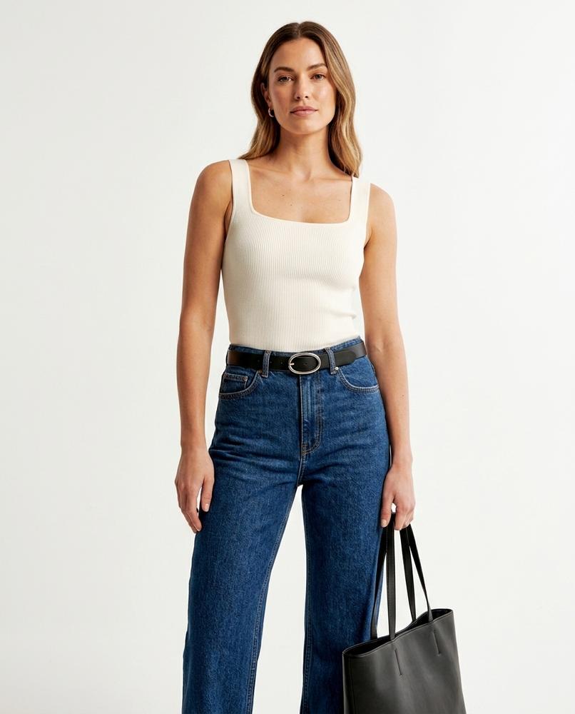 Heidi Outlet - Lynal | Hochtaillierte Weitgeschnittene Hose Damen