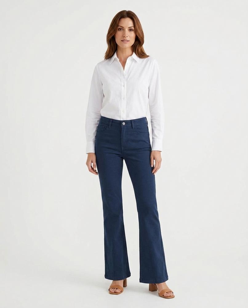 Heidi Outlet - Aldar | Hochgeschnittene Ausgestellte Hose Damen