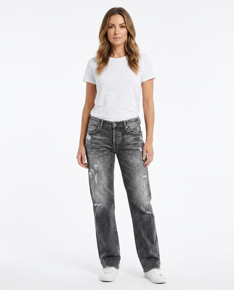 Heidi Outlet - Samer | Zerrissene Verwaschene Hose Damen