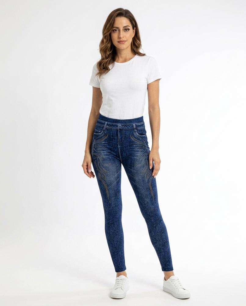 Heidi Outlet - Letir | Verzierte Elastische Hose Damen