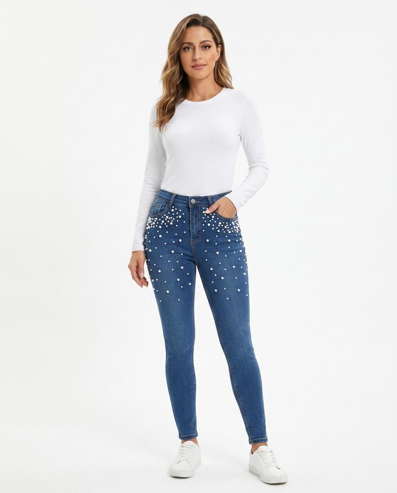 Heidi Outlet - Losin | Besetzte Körpernahe Hose Damen
